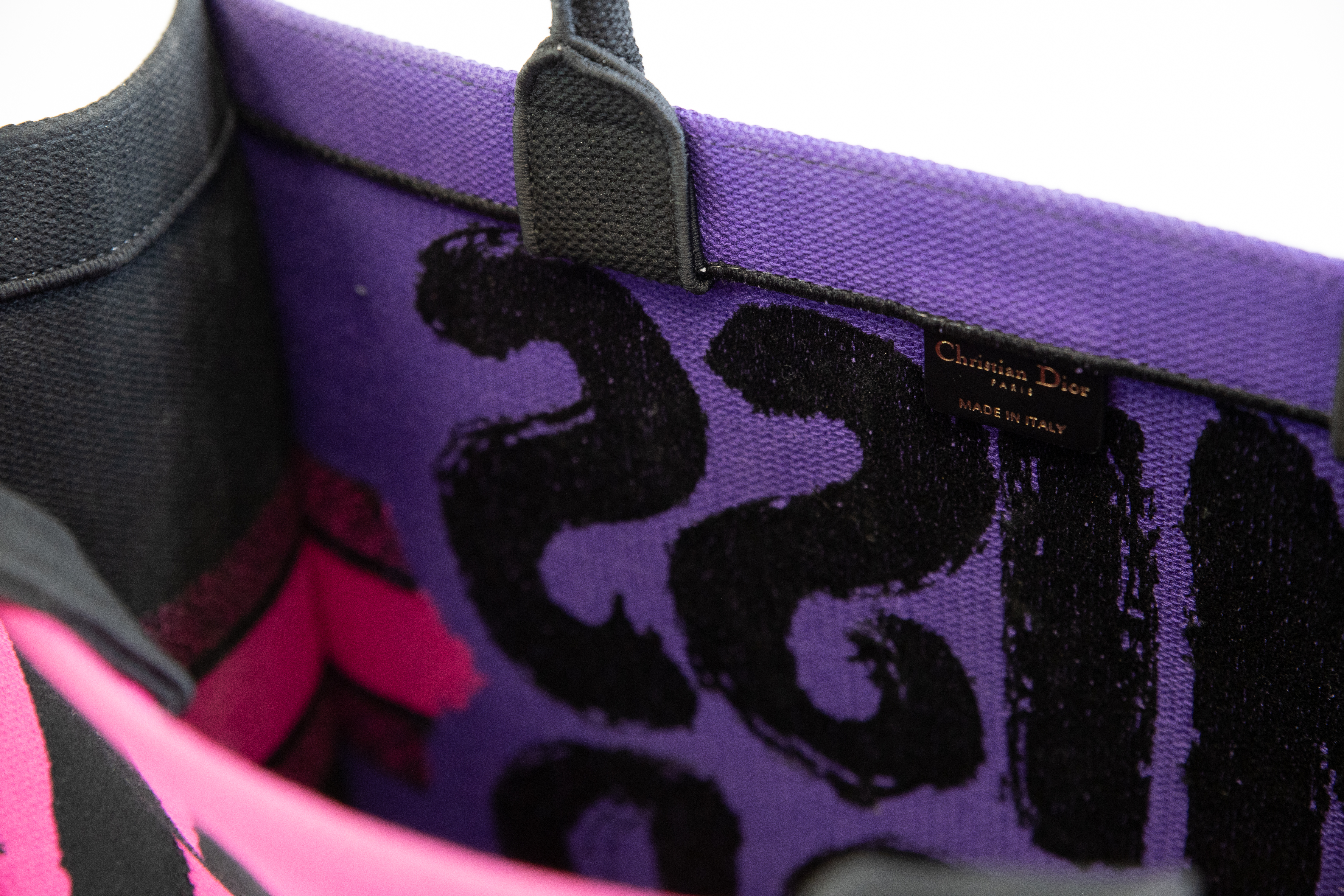 Dior Book Tote Large Two-tone Fuchsia / Purple