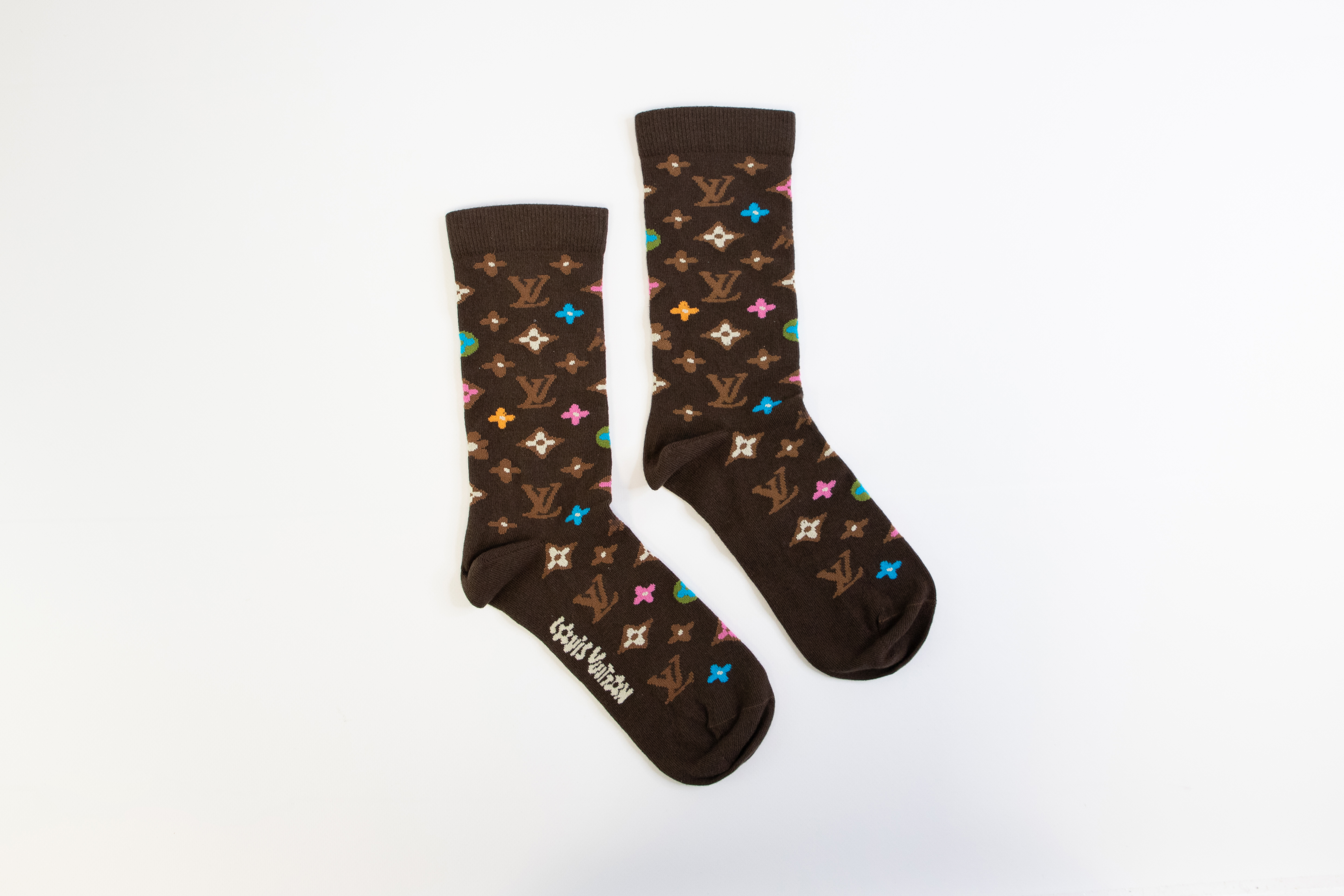 Louis Vuitton by Tyler Monogram Craggy Socken braun