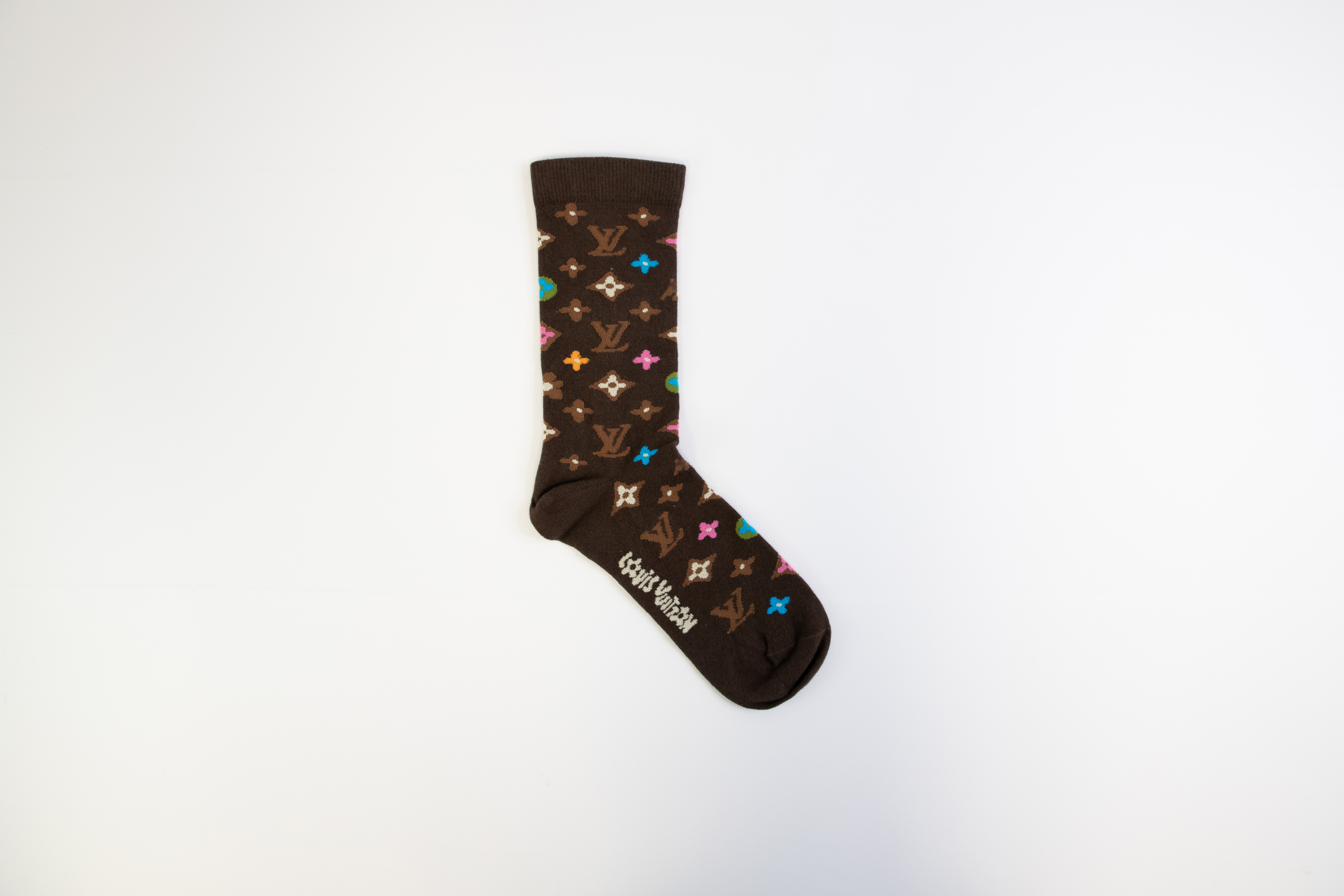 Louis Vuitton by Tyler Monogram Craggy Socken braun