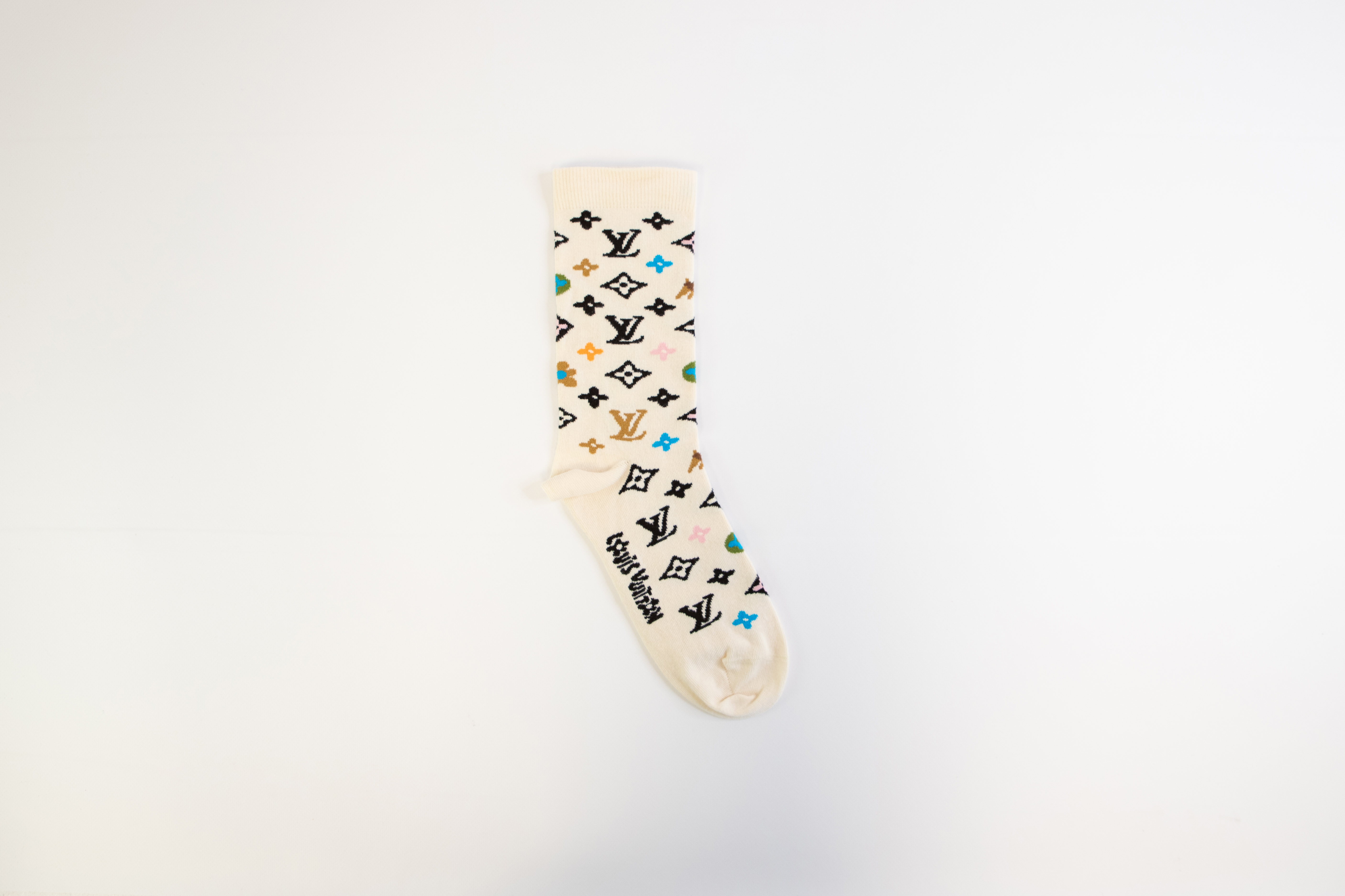 Louis Vuitton by Tyler Monogram Craggy Socken creme
