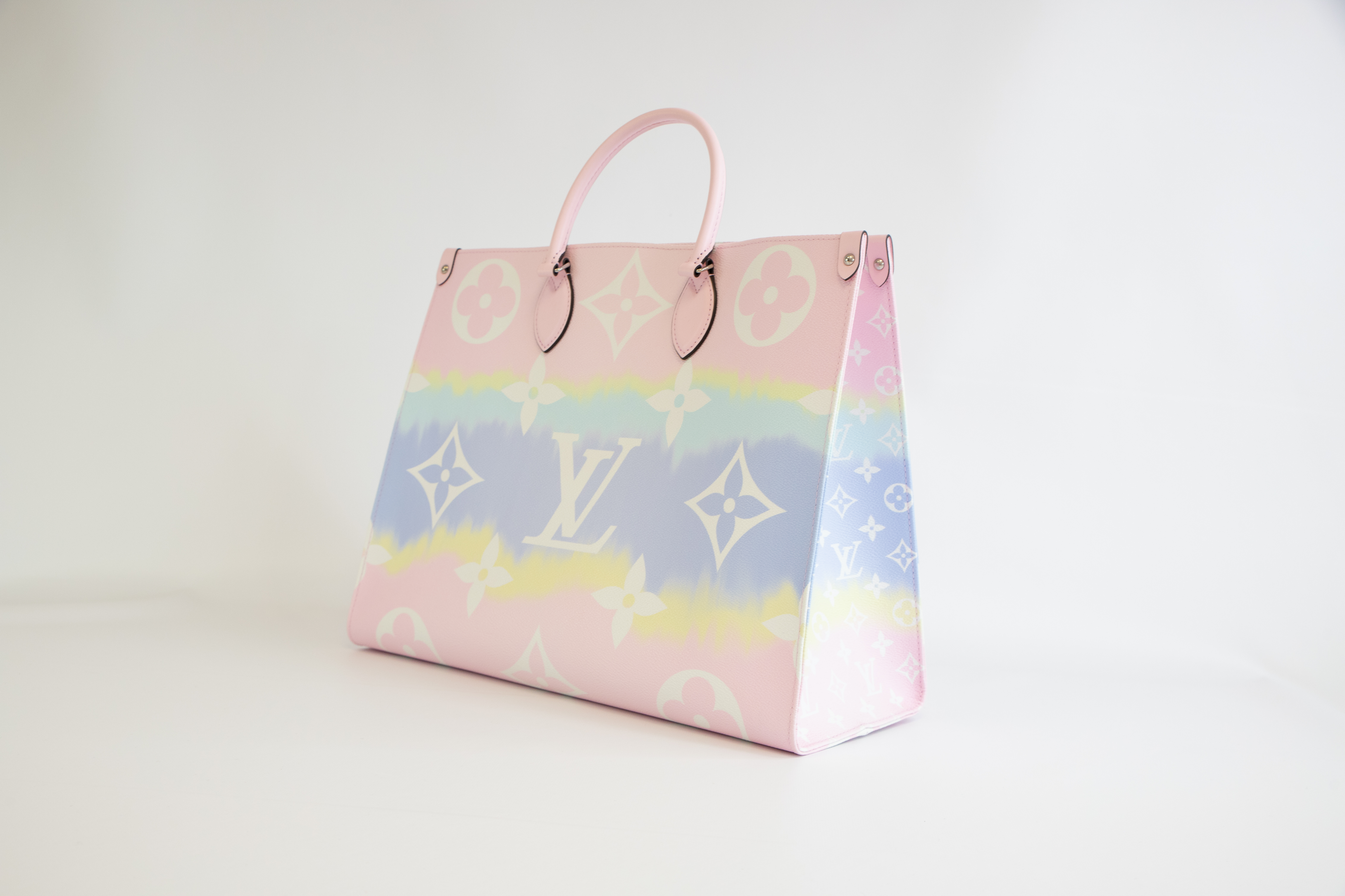 Louis Vuitton Onthego GM pastell blau rosa