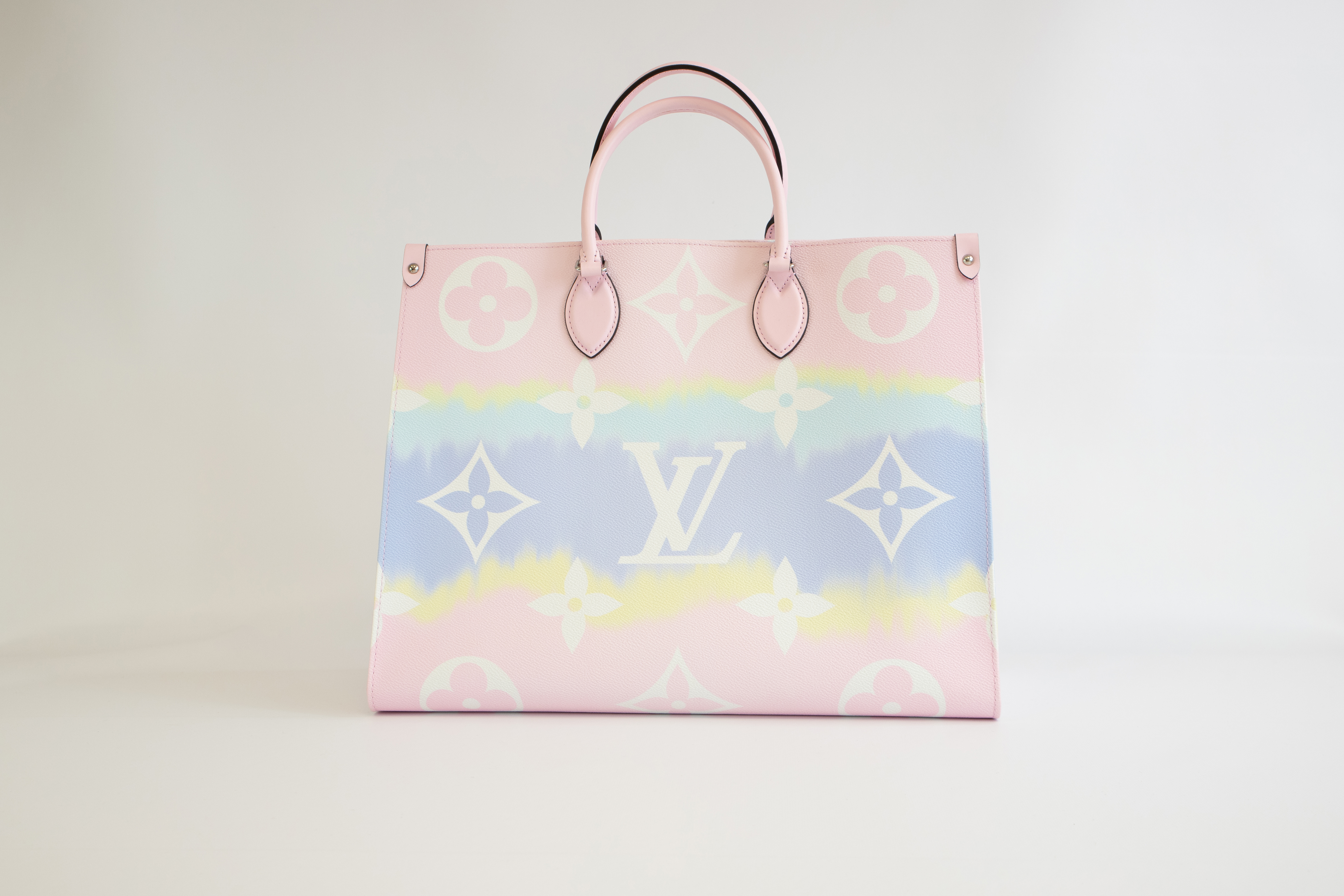 Louis Vuitton Onthego GM pastell blau rosa