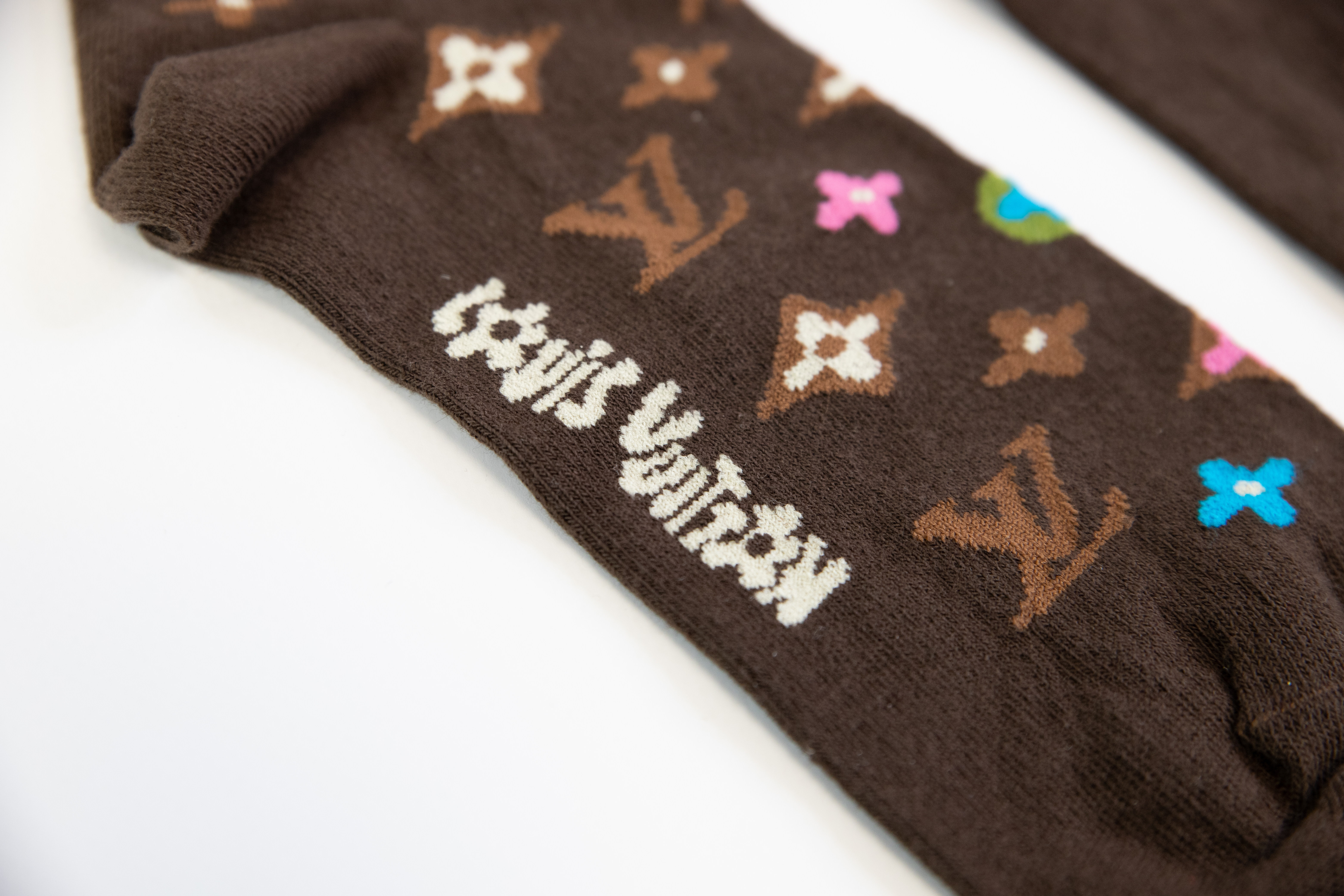 Louis Vuitton by Tyler Monogram Craggy Socken braun